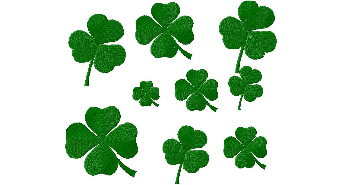 Free St Patrick S Day Clovers Machine Embroidery Design Daily Embroidery