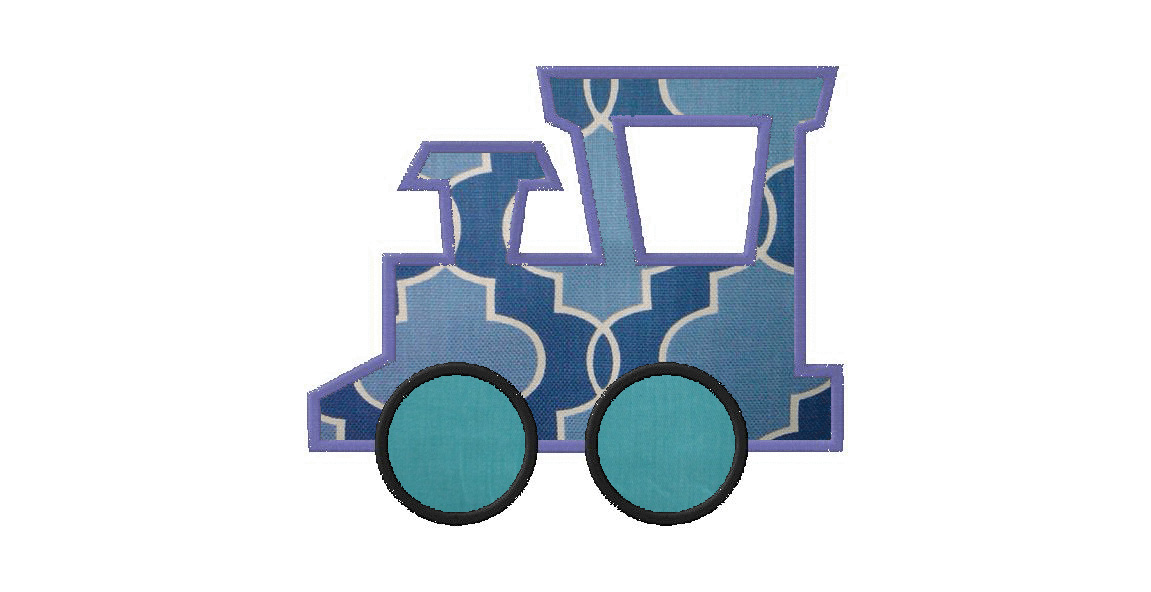 Choo Train Free Machine Applique Daily Embroidery