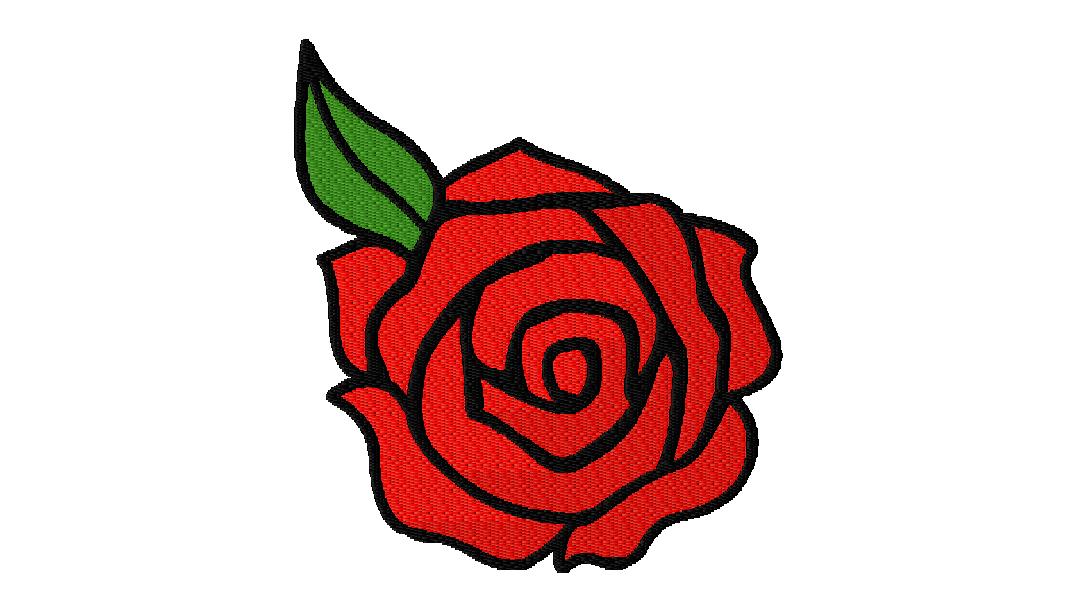 Stitched Embroidery Design Free Rose – Daily Embroidery