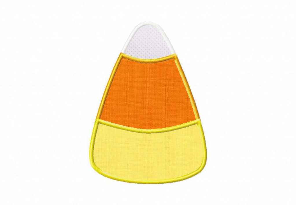 Candy Corn Applique Machine Embroidery Design for Gold Members – Daily ...