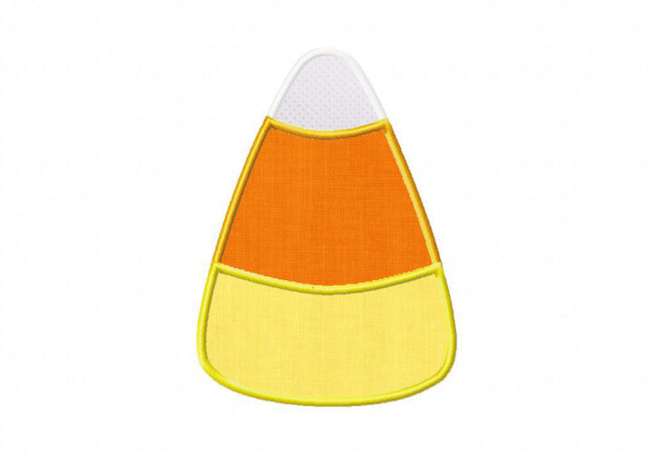 Candy Corn Applique Machine Embroidery Design for Gold Members – Daily ...