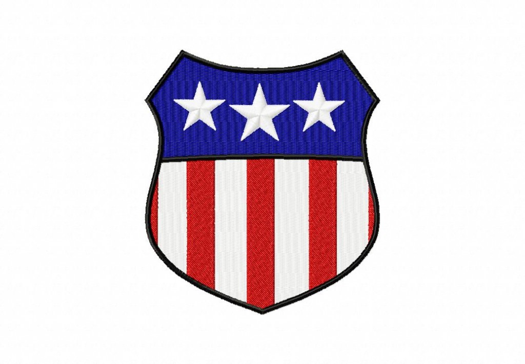 USA Shield Machine Embroidery Design for Gold Members Only – Daily ...