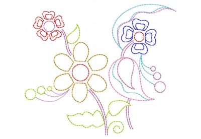 Line Garden Machine Embroidery Design – Daily Embroidery