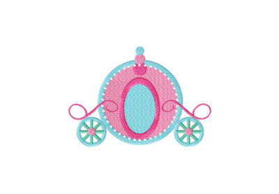 Princess Carriage Machine Embroidery Design – Daily Embroidery