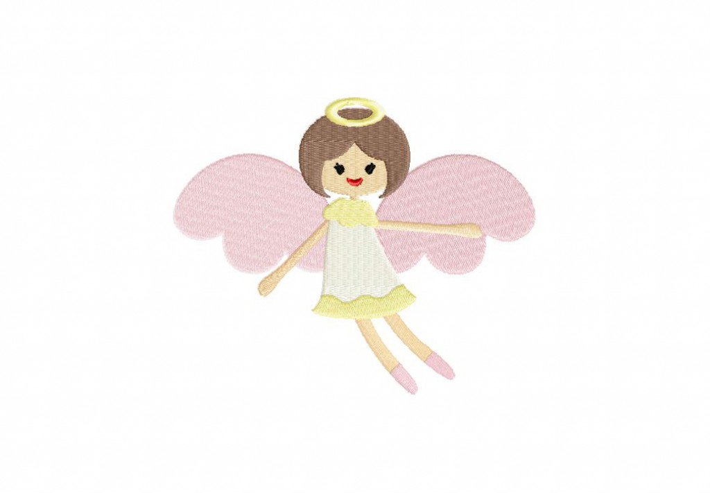 Angel Kid Machine Embroidery Design | Daily Embroidery