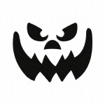 Scary Pumpkin Face Machine Embroidery Design | Daily Embroidery