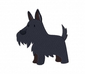 Scottish Terrier Machine Embroidery Design | Daily Embroidery