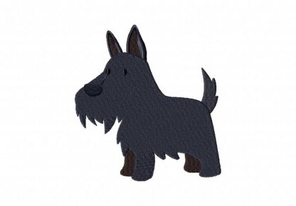 Scottish Terrier Machine Embroidery Design – Daily Embroidery