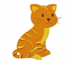 Cat Machine Embroidery Design – Daily Embroidery