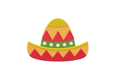 Cinco De Mayo Triangles Hat Machine Embroidery Design – Daily Embroidery