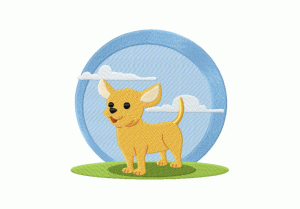 Cute Little Puppy Embroidery Design – Daily Embroidery