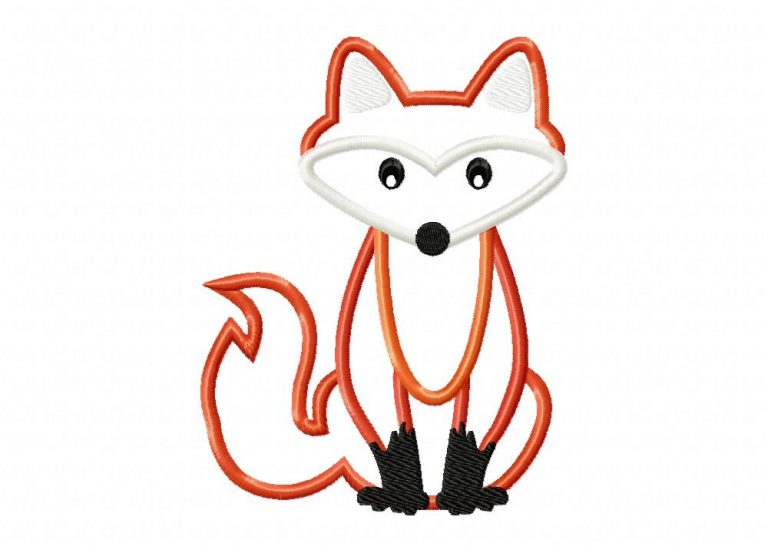 Cute Little Fox Embroidery Design – Daily Embroidery