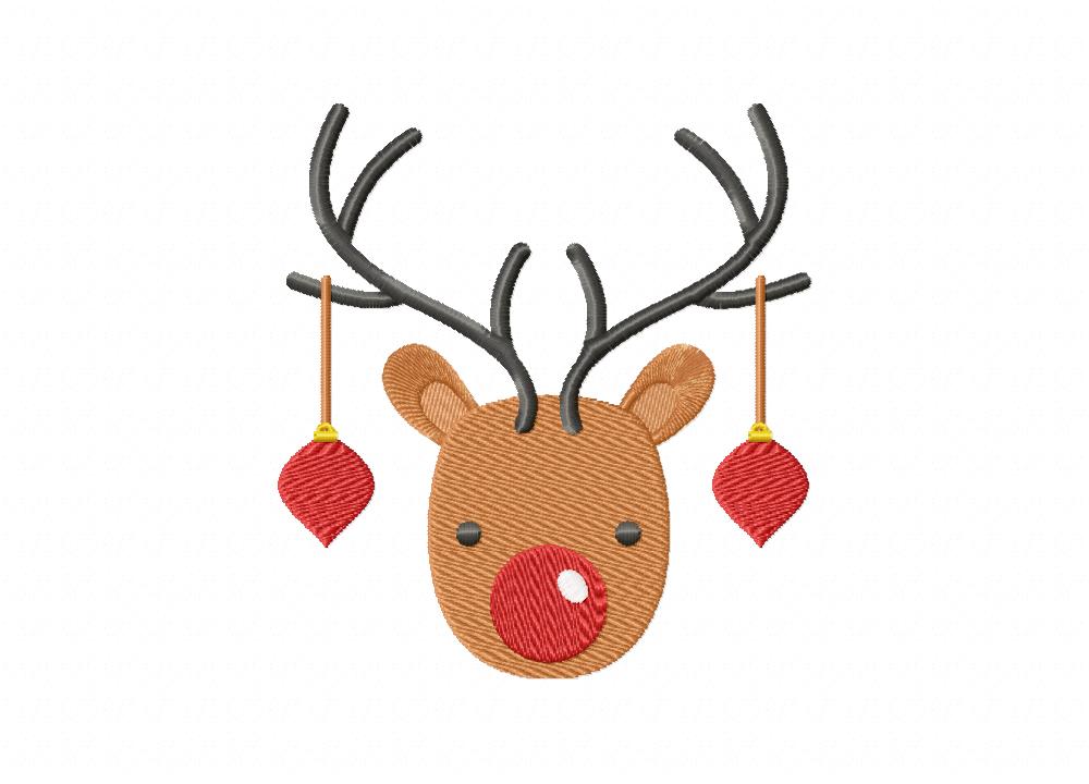 Download Christmas Reindeer Embroidery Design Daily Embroidery