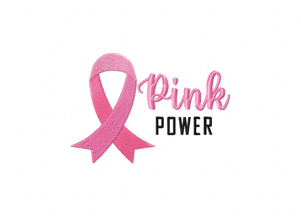 Pink Power Embroidery Design – Daily Embroidery